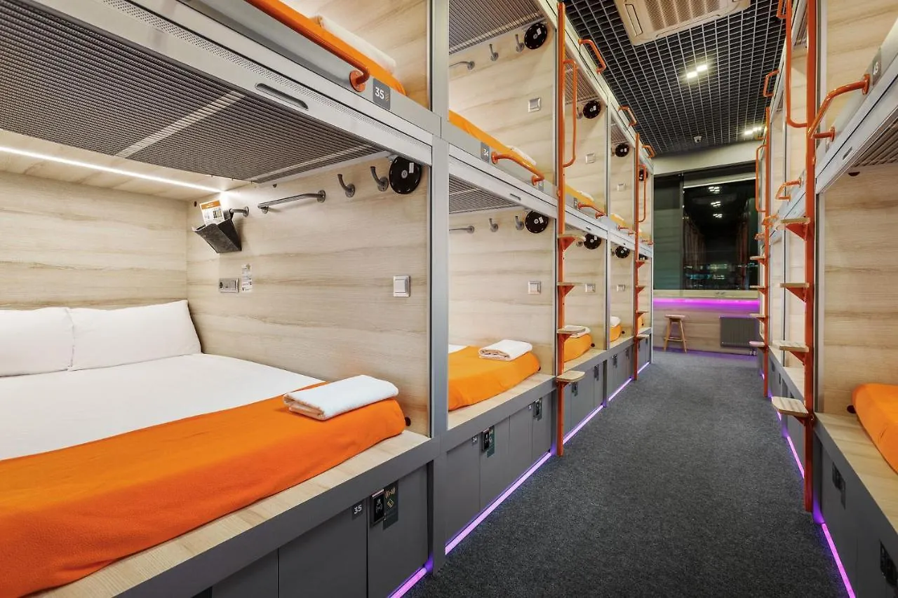 ** Hôtel capsule Hotel Gettsleep Sheremetyevo Airport Terminal Aeroexpress à Khimki Russie